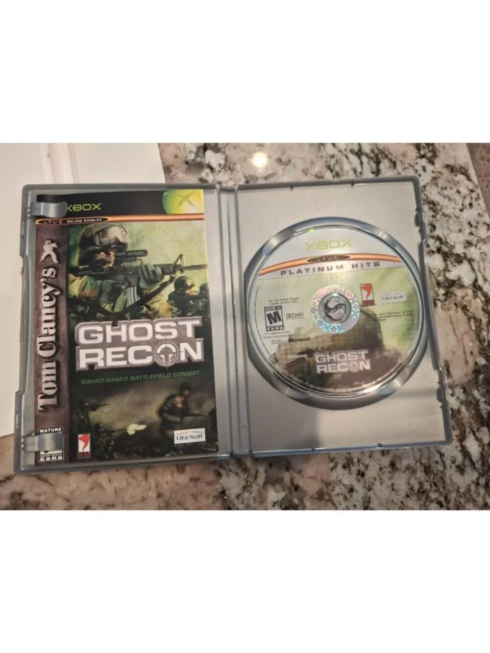 Tom Clancy's Ghost Recon Platinum Hits Original Xbox 2002 Ubisoft FPS Game CIB